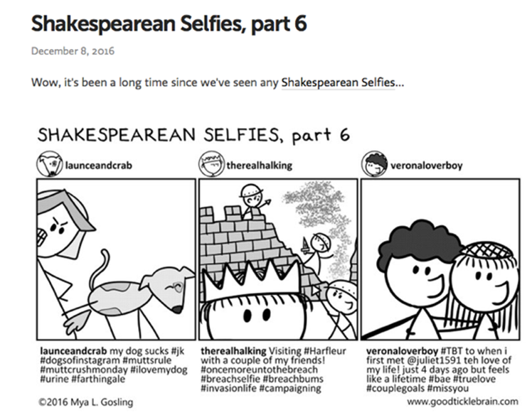 The Game of Shakespeare's Life! — Good Tickle Brain